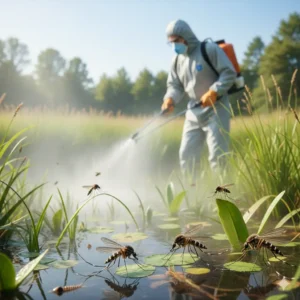 سمپاشی انواع پشه