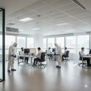 سمپاشی ساختمان‌های اداری